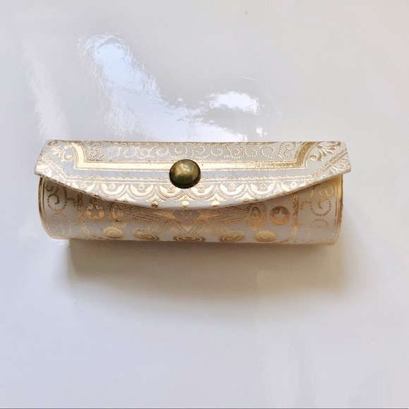 Vintage Fiocchi Italian Snap Lipstick Case w/Mirror - Picture 1 of 10